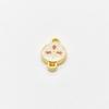 Colgante Chapado en Oro de los Cinco Dioses de la Riqueza con Diseño de Goteo de Aceite, Accesorios para Joyería DIY al por Mayor, Collar Nuevo de Estilo Chino