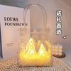 Luz de Noche Iceberg, Regalo de Cumpleaños para Parejas y Mejores Amigos, Lámpara de Ambiente, Lámpara de Mesa, Luz Cálida, Luz Moderna Simple para Proteger los Ojos