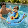 Asiento inflable de PVC para niños, hecho a medida en pequeños lotes, antivuelco, con forma de lancha motora