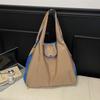 Sacola de Compras Dobrável, Bolsa Tote Multifuncional de Duplo Propósito, Bolsa de Ombro, Grande Capacidade, Sacola de Compras Leve e Portátil