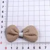 Accesorios para el cabello de moños pequeños y delicados rellenos de tela, pinzas para el cabello con forma de hueso, accesorios DIY para zapatos y calcetines, y otros materiales para manualidades