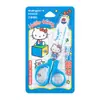 Guangbo Stationery Tijeras Auténticas Estilo Hello Kitty de Sanrio para Escuela Primaria Tijeras de Corte Seguro para Manualidades Infantiles