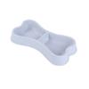 Tazón para Perro Tazón Doble con Forma de Hueso Tazón de Plástico para Mascotas Tazón Universal para Alimentar y Beber para Perro y Gato Tazón para Gato de Doble Propósito Tazón para Comida de Perro