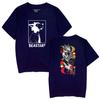 Transfronterizo Caliente Rapsodia Animal BEASTARS Nuevo Manga de Manga Corta Anime Casual para Hombre y Mujer Verano