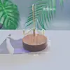Soporte de Exhibición de Adornos de Madera de Nogal Artesanía de Madera Maciza Plato Plato Cerámico Wenwan Piedra Mineral Cristal Adorno de Escritorio