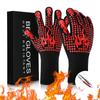 Venta al por mayor de fábrica Guantes de aislamiento térmico para cocina Barbacoa Guantes de silicona de doble cara para Barbacoa Caldera Chimenea Horno Amazon