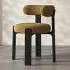 Silla de Comedor para Uso Doméstico, Silla de Hierro Forjado para Apartamentos Pequeños, Silla de Comedor Estilo Italiano Moderno con Respaldo, Taburete de Comedor de Lujo Ligero con Cojín Suave