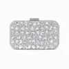 Vendas diretas da fábrica: Bolsa de mão feminina para noite, bolsa preta com bordados de miçangas e lantejoulas com adornos de strass, exalando uma sensação luxuosa e elegante, uma bolsa sofisticada para a noite