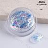 Accesorios para uñas de moda transfronterizos ins Celebridad de Internet Aurora nube Jinbing película transparente color mágico pieza de unicornio uña hielo Bo pieza