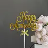 Decoração de Bolo de Aniversário Estéreo Transfronteiriça para Noiva Meninos e Meninas Aniversário Dia dos Namorados Inserto de Bolo de Amor