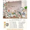 Suprimentos de Aniversário Bebê Dragão Layout de Um Ano Painel de Fundo Personalizado Decoração de Banquete para Homens e Mulheres Cena Placa de KT Cerimônia de Aniversário