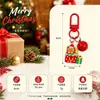 Navidad Resina Colgante Pequeño Llavero Mochila Bolsa Colgante Adorno Lindo Regalo de Regreso a Clases Puesto de Regalos Llavero