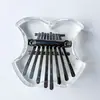 Mini Kalimba Popular Transfronteriza Piano de Pulgar 8 Notas Llavero de Celebridad de Internet Piano de Dedo Suministro Directo de Fábrica