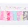 Novo Coelho Tie-Dye Colorido de Pelo Estampado a Ouro Laser Coração Pequeno Veludo PV Gradiente Floco de Neve Estampado a Ouro Acolchoado Pelúcia de Natal