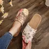 Pantuflas de Lino para Cuatro Estaciones para Uso en Casa, Venta al por Mayor, Silenciosas, Antideslizantes, Pantuflas de Algodón y Lino para Interiores para Mujer, Cómodas, Antideslizantes, Transpirables
