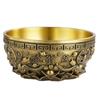 Cuenco del Tesoro de Cobre Adorno de Cobre Decoración del Hogar de Cobre Lavabo de Cobre para Sala de Estar Tienda Atrayente de Riqueza Regalo de Apertura de Oficina