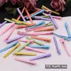 2 cm Internet Celebridade Mini Pequeno Grampo de Cabelo Clipe Lateral Pequena Pintura de Borracha Clipe de Bico de Pato diy Jóias Artesanais Grampo de Cabelo Material Acessórios