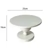 Suporte de mesa de sobremesas em estilo creme, decoração de mesa de casamento, suporte para bolo de aniversário, bandeja de ferro para sobremesas