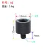Adaptador de Parafuso de Câmera de 3/8 para 1/4 para Tripé para Luz de Preenchimento Suporte de Gimbal Base de Suporte para Transmissão ao Vivo