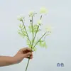 Flores Artificiales con 5 Cabezas de Aciano Rama Única Salón de Bodas Escena Arreglo Decoración Arreglo Floral de Moda Jardinería Vertical Paisaje Estilismo