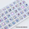 Diamante para Nail Art Dongzhou Autêntico 10mm Quadrado Gordo Fundo Pontiagudo Diamante para Joias DIY Acessórios Diamante de Vidro Colorido Revestido Brilhante Lote