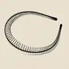 Corea del Sur Mujeres Sencilla Base de Metal Hierro Diadema Flequillo Horquilla Lavar Clip para el Cabello Banda Deportiva para el Cabello Diadema para Hombre