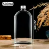 Botella de Vidrio Graffiti Pintada a Mano Hecha a Mano para Niños DIY Botella Estrella de la Suerte Botella Transparente Jarrón de Pintura Creativa Paquete de Materiales