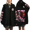 Nueva Chaqueta Cardigan con Cremallera y Capucha de Anime de Amazon Kamado Nezuko Estampada Tendencia para Mujer