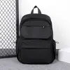 Mochila casual ligera, gran capacidad, bolso de moda para portátil de negocios, mochila de color sólido para ir al trabajo y viajar, mochila escolar para estudiante universitario