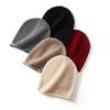 Cachemira 2026 Otoño e Invierno Nuevo Estilo Unisex de Alta Gama Color Sólido Tejido para Exteriores Cálido Moda Casual Gorro