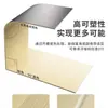 Painel de Fibra de Carvão de Bambu Metal Escovado Folheado de Madeira Painel de Folheado Sólido Painel de Metal para Animais de Estimação Textura de Madeira de Bambu Pendurado na Parede à Prova d'Água