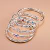 Pulsera infantil plata pura 9999 plata de ley Pulsera infantil nicho maciza alta calidad mediana niños Niños Niñas pulsera para bebé