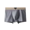 Roupa Íntima Masculina de Algodão Penteado de Alta Qualidade Tendência Boxer Shorts 7A Virilha Antibacteriana Cintura de Espiga de Trigo Boxer Briefs