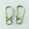 Llavero de Acero Inoxidable Dorado Bañado al Vacío Anillo Plano Pulido Accesorios para Joyería DIY Accesorios para Pulseras Accesorios para Llaveros
