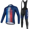 Traje de Ciclismo Bora Tour De France Bib Manga Longa Masculino Primavera e Verão Respirável Proteção Solar Camisa de Ciclismo Tops e Calças de Ciclismo