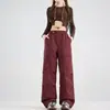 Calças Softshell, unissex, modelagem solta, design de perna larga, disponíveis em várias cores, à prova de vento, à prova d'água e quentes, adequadas para atividades ao ar livre como caminhada e montanhismo, e disponíveis em tamanhos grandes