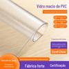 Olop pvc placa cristal fosco tapete de mesa pvc à prova de óleo toalha de mesa lavável espessada placa cristal fosco fabricante