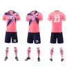 Traje de Futebol Novo DIY Masculino Verão Manga Curta Infantil Pai-Filho Traje de Corrida Respirável Secagem Rápida Traje de Competição Impressão