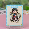 Imanes de Nevera de Aleación de Minorías Étnicas Guizhou Fénix Cultural y Creativo Chica Étnica Linda Viaje Magnético Imanes de Nevera de Metal