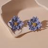 Pendientes Florales Frescos de Primavera y Verano con Dulce Diseño Estilo Bosque para Niñas, Simples y Versátiles, Pendientes Elegantes y de Alta Gama para Mujeres