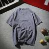 Camiseta de Lino para Hombre Estilo Chino Talla Grande para Hombre Estilo Coreano Holgada Moderna Cuello en V Manga Corta Camiseta