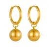 Pendientes Brazalete Collar de Acero de Titanio Dongguan Cadena de Bolas Sólidas Joyería de Acero Inoxidable para Mujer de Verano Sin Decoloración Juego de Joyería