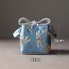 Erya Fabricante Al por Mayor Bolsa de Almacenamiento Bolsa de Viaje Bolsa de Tela Juego de Té Tetera Taza de Té Bolsa de Tela Tapete de Té Ceremonia del Té Portátil