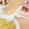 Cuchillo CPLA desechable, cuchara tenedor, vajilla degradable respetuosa con el medio ambiente, tenedor para pastel de ácido poliláctico, cuchara para sopa para llevar comida rápida