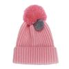 Gorro de lana para bebé y niños Lemon de dos colores con pompón de pelo gorro de caramelo gorro de invierno para niños y niñas gorro de punto para destapar