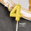 Estilo Ins Desenho Animado Decoração de Bolo de Aniversário Vela Flor Chapéu de Festa Urso Rosto Sorridente Coração Velas de Aniversário para Crianças