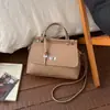Bolsa de Mão Retro Estilo Coreano para Mulheres 2026 Nova Moda Simples Bolsa de Ombro/Axila Casual para o Dia a Dia Bolsa Transversal