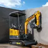 Exportado a Rusia: Mini Excavadora Agrícola, Excavadora de Orugas de Goma, Máquina Multifuncional de Trituración y Excavación de Ingeniería