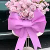 Laço Rosa Extra Grande Decoração de Cena de Aniversário Parede Sala de Casamento Noivado Vestido de Banho Adereços de Foto Decoração