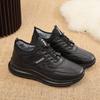 Zapatos de Algodón Nuevos de Invierno 2026 para Hombre con Forro de Felpa, Suela Suave Antideslizante, Zapatos Cálidos para Ancianos, Zapatos de Algodón Engrosados